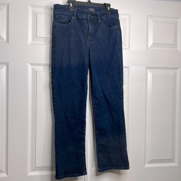 NYDJ Straight Dark Wash Jeans 8T - Picture 1 of 5